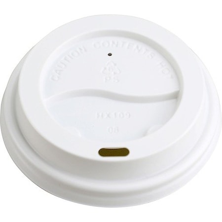 Genuine Joe Genuine Joe Hot Cup Lids, 8oz., White, 50PK GJO19052